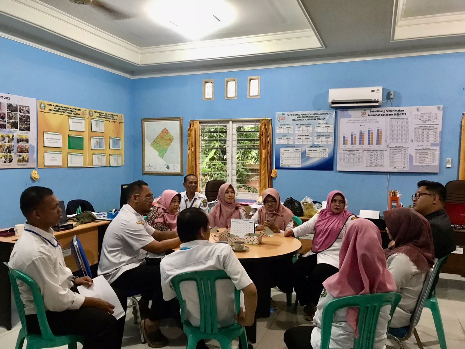 Rapat Koordinasi dan Evaluasi Kegiatan di Kelurahan Kotabaru